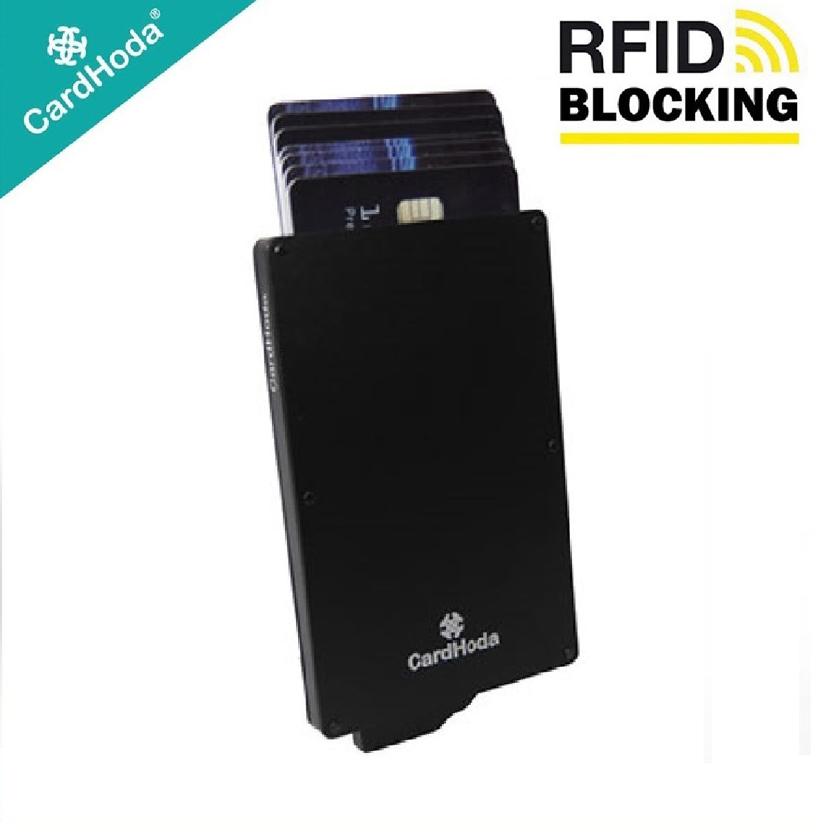 [寄海外] Cardhoda - RFID智能防護鋁盒卡套 (黑色)