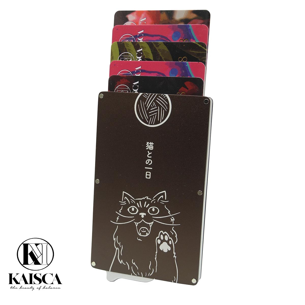[寄海外] Kaisca - RFID智能防護鋁盒卡套 - 寵物伊甸園系與貓的日常(蒂芙尼藍/啡/橙黃)