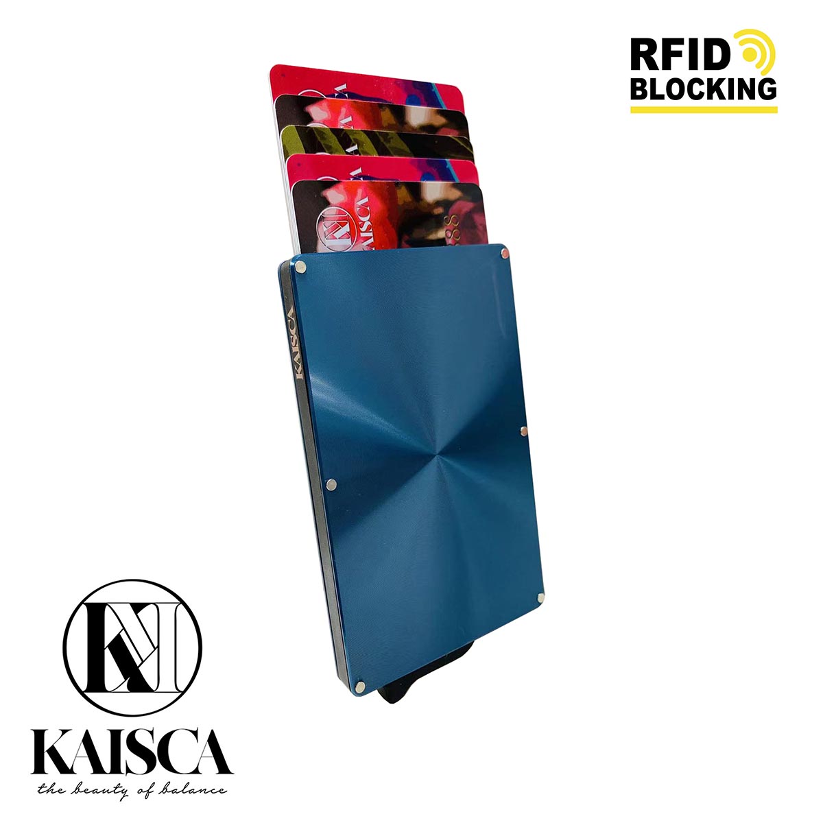 Kaisca - RFID智能防護鋁盒卡套 (CD 藍/CD 灰/CD 黑)