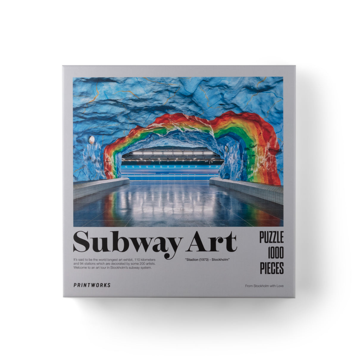 PRINTWORKS Puzzle - Subway Art Rainbow拼圖 1000塊 (70x50 cm)