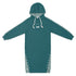 PANTONE FunMix Collection 純棉拼色鈕扣索繩連帽衛衣裙（深綠 / 淺綠）（加細碼 / 細碼 / 中碼）