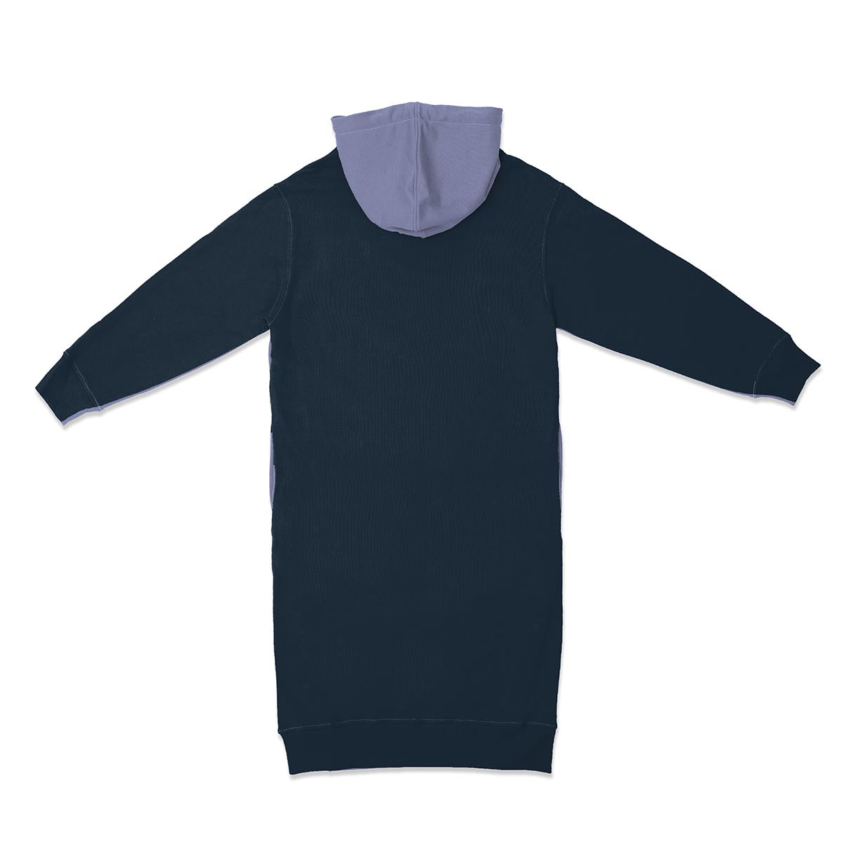 PANTONE FunMix Collection 純棉拼色鈕扣索繩連帽衛衣裙（淺紫 / 深紫）（細碼 / 中碼）