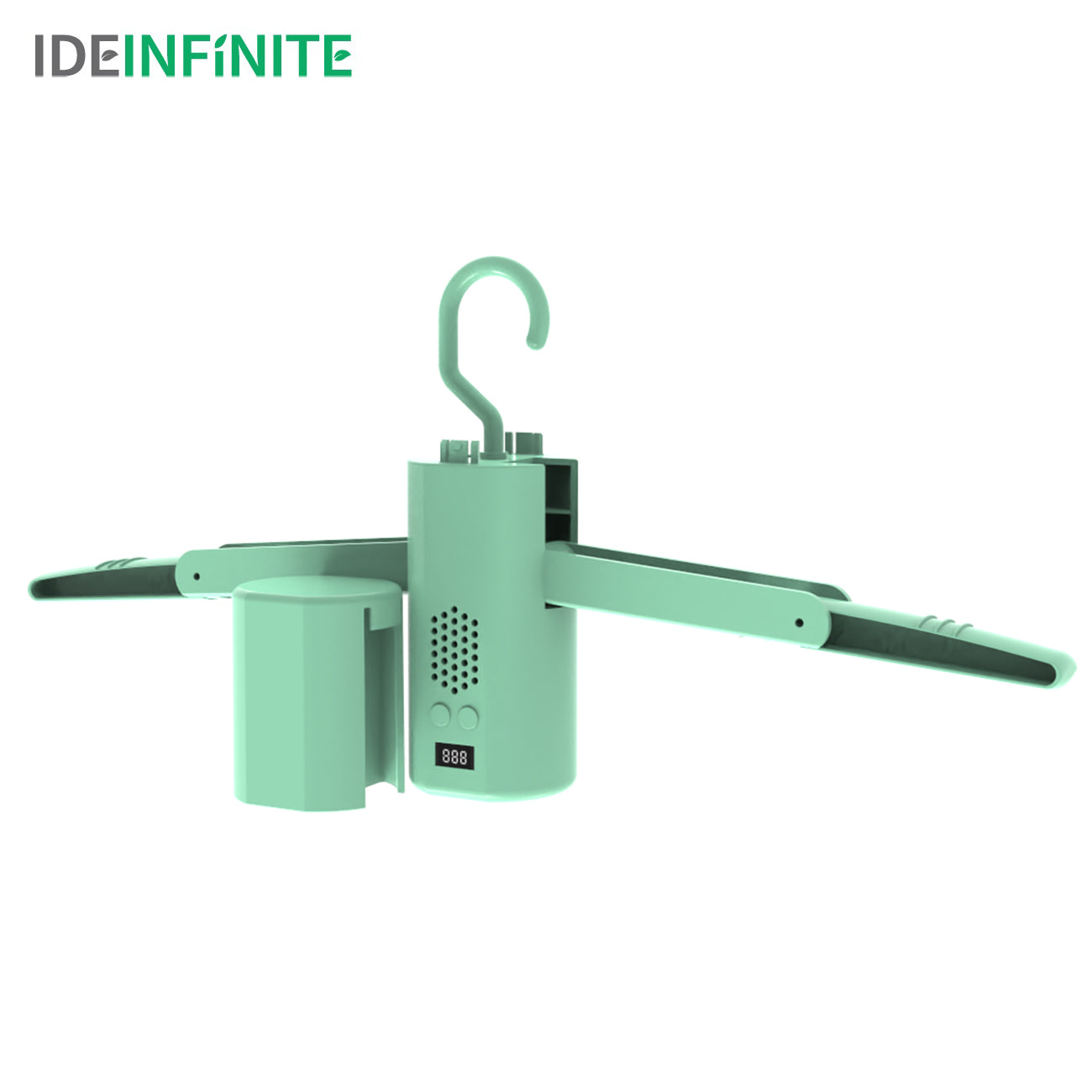 [送旅行衣物袋] IDEinfinite 紫外光臭氧消毒衣架 (粉紅色 / 灰色 / 黑色 / 白色 / 綠色)